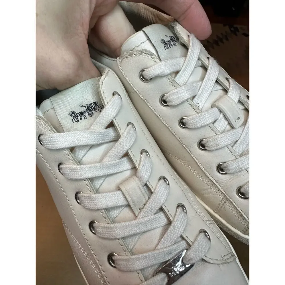 Coach leather off-white‎ sneakers